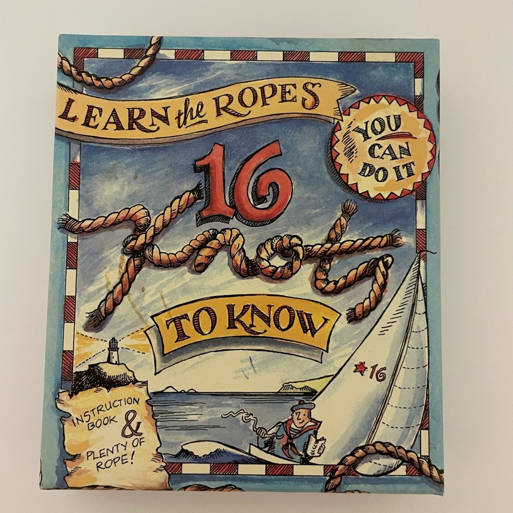 Learn The Ropes 16 Knots To Know Includes Instruction Book & Plenty Of Rope